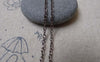 Accessories - 16ft (5m) Of Gunmetal Black Steel Oval Cable Chain Link 1.6mm A7229