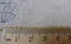 Accessories - 16ft (5m) Of Non Tarnish KC Gold Tone Brass Flat Oval Cable Chain Link 2mm A6094