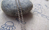 Accessories - 16ft (5m) Of Platinum White Gold Tone Brass Bead Chain 1.5mm A1999