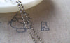 Accessories - 16ft (5m) Of Platinum White Gold Tone Brass Bead Chain 1.5mm A1999