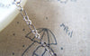 Accessories - 16ft (5m) Of Platinum White Gold Tone Brass Flat Figure 8 Connector Chain Soldered Links A5403