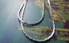Accessories - 16ft (5m) Of Platinum White Gold Tone Brass Flat Snake Chain Cobra Chain Size 0.8mm A2943