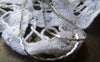 Accessories - 16ft (5m) Of Platinum White Gold Tone Brass Flat Snake Chain Cobra Chain Size 0.8mm A2943