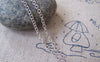 Accessories - 16ft (5m) Of Platinum White Gold Tone Brass Oval Cable Chain Link 2mm A4418
