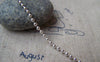 Accessories - 16ft (5m) Of Silver Plated Iron Bead Chain 2.4mm A2720