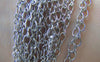 Accessories - 16ft (5m) Of Silvery Gray Nickel Tone Brass Figure 8 Connector Chain Soldered Links A4023