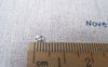 Accessories - 180 Pcs Of Silver Tone Brass Clamshell Bead Tips 4mm For Bead Chain Sized 1.2mm-1.5mm A4065
