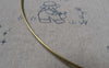 Accessories - 2 Pcs Antique Brass Brushed Neckwire Chaplet Necklace Blanks 130mm A6878
