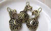Accessories - 2 Pcs Antique Bronze Money Bag Sack Euro Pound GBP Charms Pendants 15x35mm A486