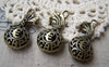 Accessories - 2 Pcs Antique Bronze Money Bag Sack Euro Pound GBP Charms Pendants 15x35mm A486