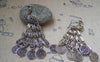 Accessories - 2 Pcs Antique Silver Filigree Peacock Pendants Charms Medium Size 40x74mm A2204