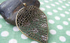 Accessories - 2 Pcs Cut Out Large Tree Leaf Charm Pendant