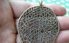 Accessories - 2 Pcs Cut Out Large Tree Leaf Charm Pendant