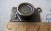 Accessories - 2 Pcs Of Antique Bronze 3D Rhinestone Camera Pendants 21x31mm A2849