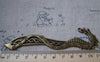 Accessories - 2 Pcs Of Antique Bronze Dragon Hook Bookmark Charms 115mm A5756