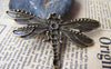 Accessories - 2 Pcs Of Antique Bronze Dragonfly Charms Pendants 42x73mm A1817