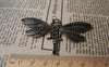 Accessories - 2 Pcs Of Antique Bronze Dragonfly Charms Pendants 42x73mm A1817