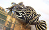 Accessories - 2 Pcs Of Antique Bronze Huge Filigree 3D Owl Pendants 25x51mm A2239