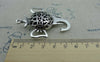 Accessories - 2 Pcs Of Antique Silver Filigree 3D Elephant Crown King Pendants 40x59mm A5919