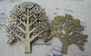 Accessories - 2 Pcs Of Birds On Tree Pendants Connectors Charms Antique Bronze Finish 57x67mm A285