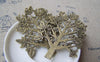 Accessories - 2 Pcs Of Birds On Tree Pendants Connectors Charms Antique Bronze Finish 57x67mm A285