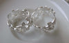 Accessories - 2 Pcs Of Matte Silver Brass Oval Leaf Charms 14x21mm A7168