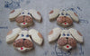 Accessories - 2 Pcs Of Wooden Dog Charms Earring Pendants 32x47mm A3744