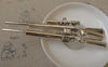 Accessories - 2 Pcs Silver Sniper Gun Rifle Pendants Charms 27x120mm A7486