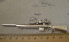 Accessories - 2 Pcs Silver Sniper Gun Rifle Pendants Charms 27x120mm A7486