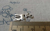 Accessories - 20 Flat Deer Charms Antique Silver Deer Pendants 10x17mm A6528