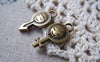 Accessories - 20 Pcs (10 Pairs) Antique Bronze Boy And Girl Gender Symbol Charms 11x23mm A5057