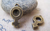 Accessories - 20 Pcs (10 Pairs) Of Antique Bronze Male And Female Gender Symbol Charms 11x21mm A3434