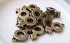 Accessories - 20 Pcs (10 Pairs) Of Antique Bronze Male And Female Gender Symbol Charms 11x21mm A3434