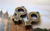 Accessories - 20 Pcs (10 Pairs) Of Antique Bronze Male And Female Gender Symbol Charms 11x21mm A3434