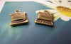 Accessories - 20 Pcs Antique Bronze Bead Silk Cord Reel Charms 10x11mm A3437