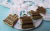 Accessories - 20 Pcs Antique Bronze Bead Silk Cord Reel Charms 10x11mm A3437