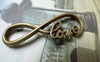 Accessories - 20 Pcs Antique Bronze Curved Bracelet Connector Charms 13x38mm A6417