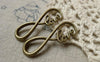 Accessories - 20 Pcs Antique Bronze Curved Bracelet Connector Charms 13x38mm A6417