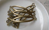 Accessories - 20 Pcs Antique Bronze Curved Fish Connector Bracelet Charms 10x48mm A6756