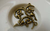 Accessories - 20 Pcs Antique Bronze Fairy Angel On Crescent Moon Charms Pendants 13x24mm A5644