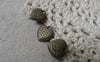 Accessories - 20 Pcs Antique Bronze Lovely Woven Heart Charms 11x12mm A6844