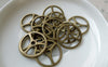 Accessories - 20 Pcs Antique Bronze Mechanical Watch Movement Gear Charms Pendants 19.5mm A6525