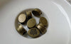 Accessories - 20 Pcs Antique Bronze Rondelle Crown Spacer Beads 9x11mm A6656