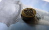 Accessories - 20 Pcs Antique Bronze Rondelle Crown Spacer Beads 9x11mm A6656