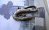 Accessories - 20 Pcs Antique Bronze Shrimp Pendants Charms 25mm A7720