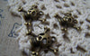 Accessories - 20 Pcs Antique Bronze Skull And Crossbones Charms 15x16mm A5221