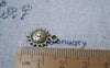Accessories - 20 Pcs Antique Bronze Small Sun Face Celestial Charms 12x16mm A4737