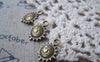 Accessories - 20 Pcs Antique Bronze Small Sun Face Celestial Charms 12x16mm A4737