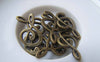 Accessories - 20 Pcs Antique Bronze Treble Clef Music Note Charms 12x23mm A4860