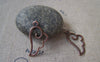 Accessories - 20 Pcs Antique Copper Angel Wing Frame Charms 14x27mm A5361